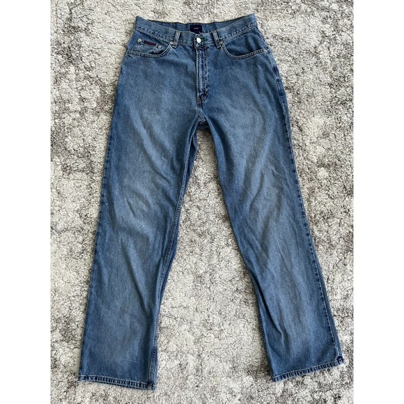 Tommy Hilfiger Other - Tommy Hilfiger Jeans Mens Size 32x34 Blue Straight Leg Pockets Regular Fit Denim